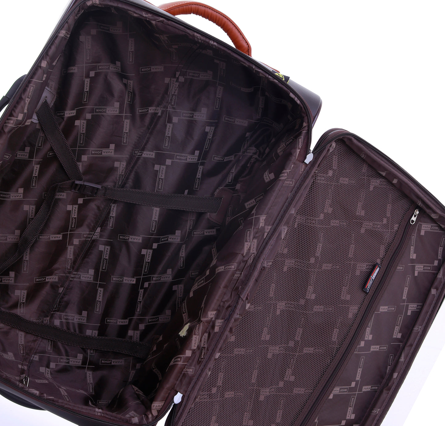 Parajohn Buffalos 3-Piece Premium PU Leather Luggage Trolley Set – Stylish & Durable Travel Suitcases