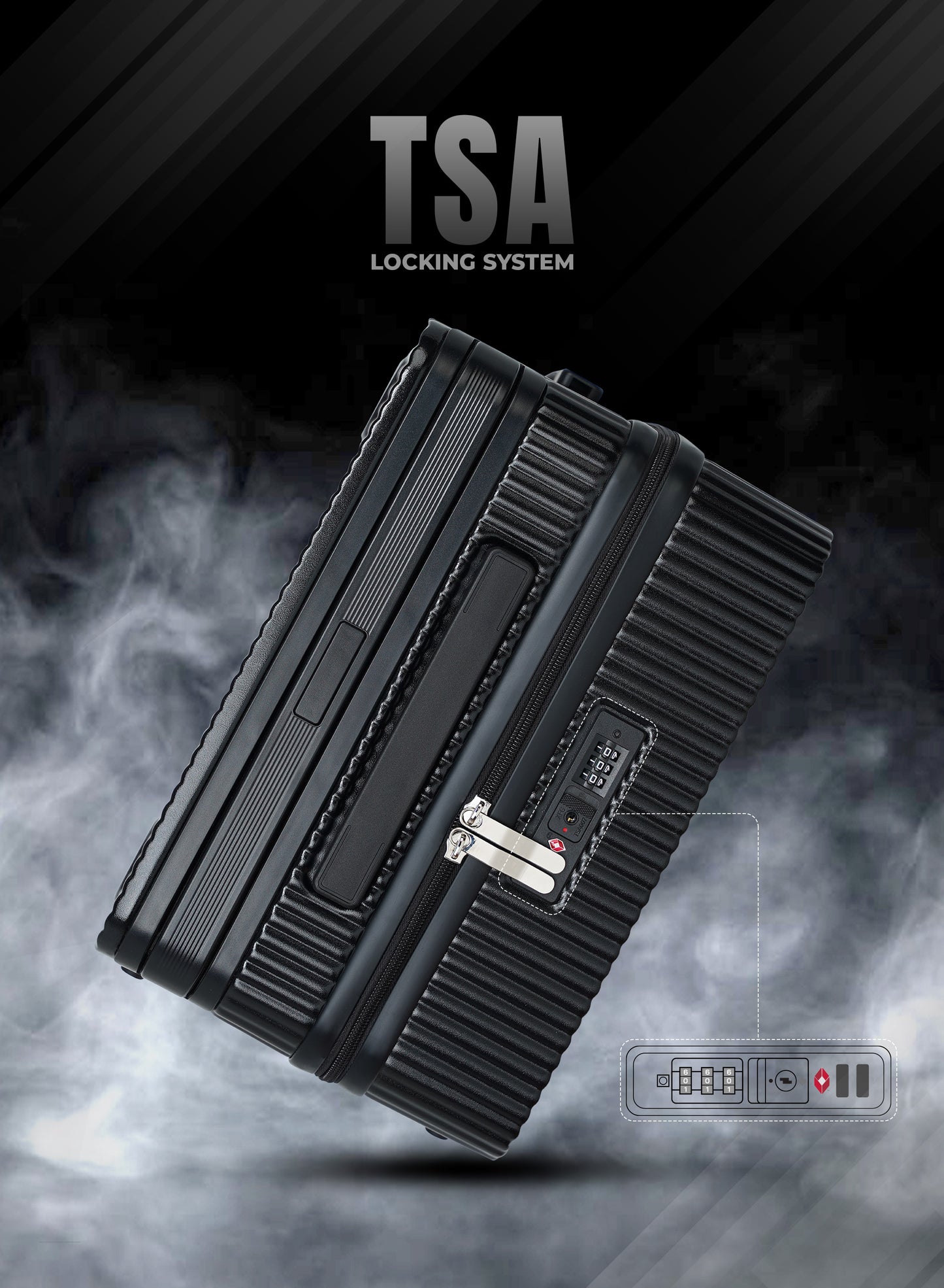 حقيبة سفر سترادا مكونة من قطعة واحدة مقاس 56 سم