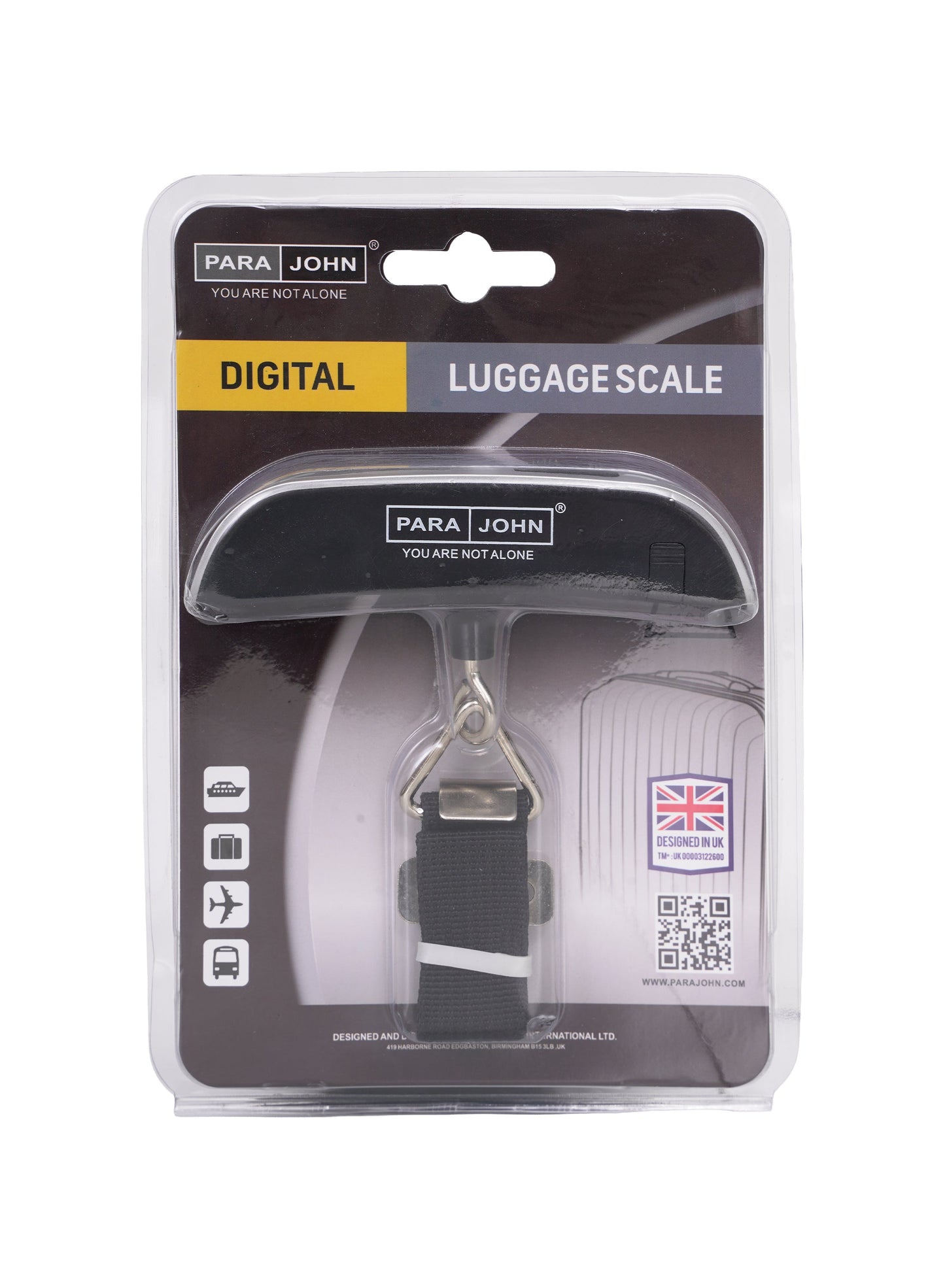 ParaJohn Scalex Digital Luggage Scale — High Accuracy Weighing | Portable Travel Scale with Hook PARAJOHN UAE