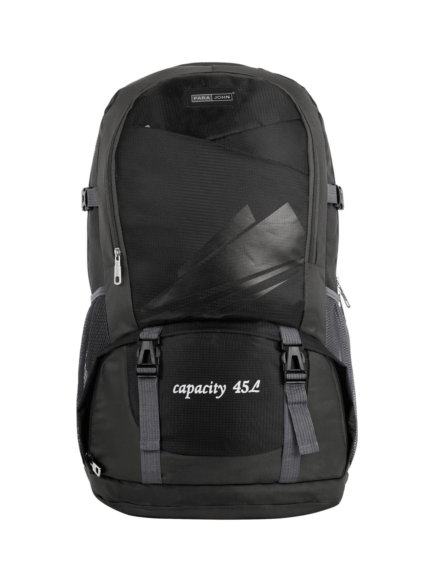 Para John Mountain Backpack - Rugged and Versatile - BLACK PARA JOHN