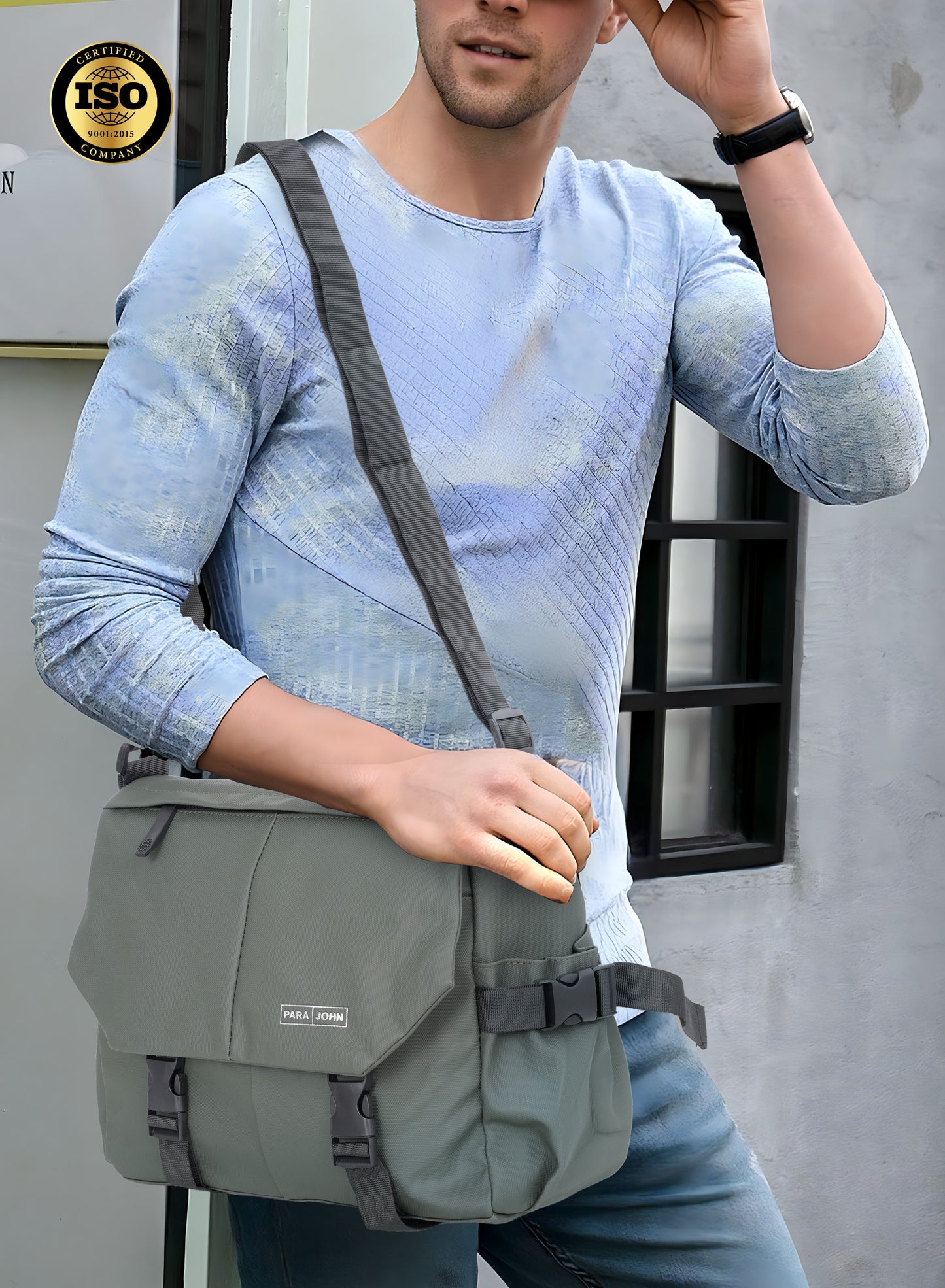 Parajohn daily Multipurpose Crossbody Shoulder Sling Bag – Compact, Durable & Lightweight for Travel and Everyday Use