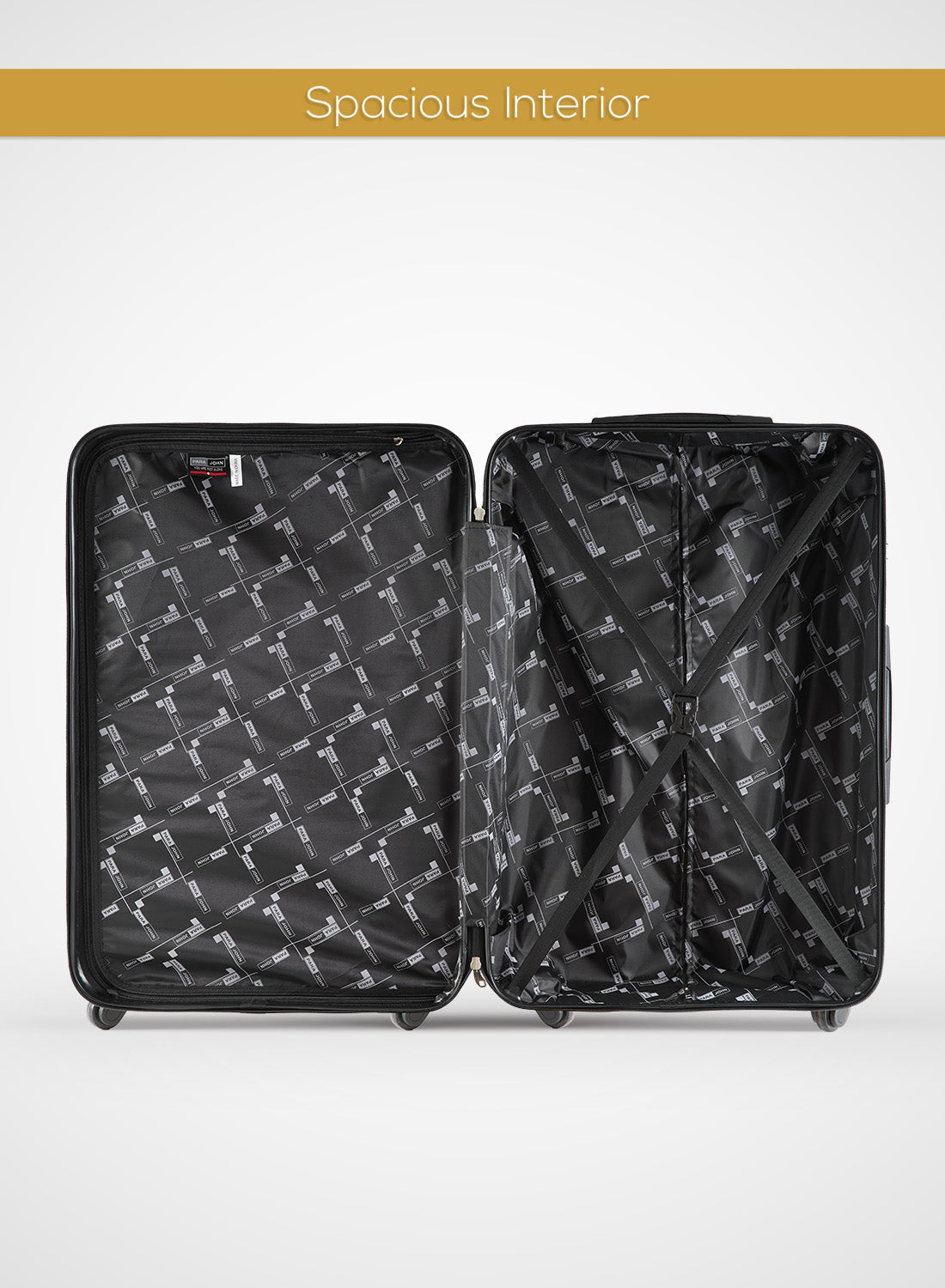 Parajohn Vizro Series 1 Piece Durable Lightweight Medium 24 inches Carrying 20KG Material-ABS 8 Wheels Hard sided Travel Suitcase PARAJOHN UAE