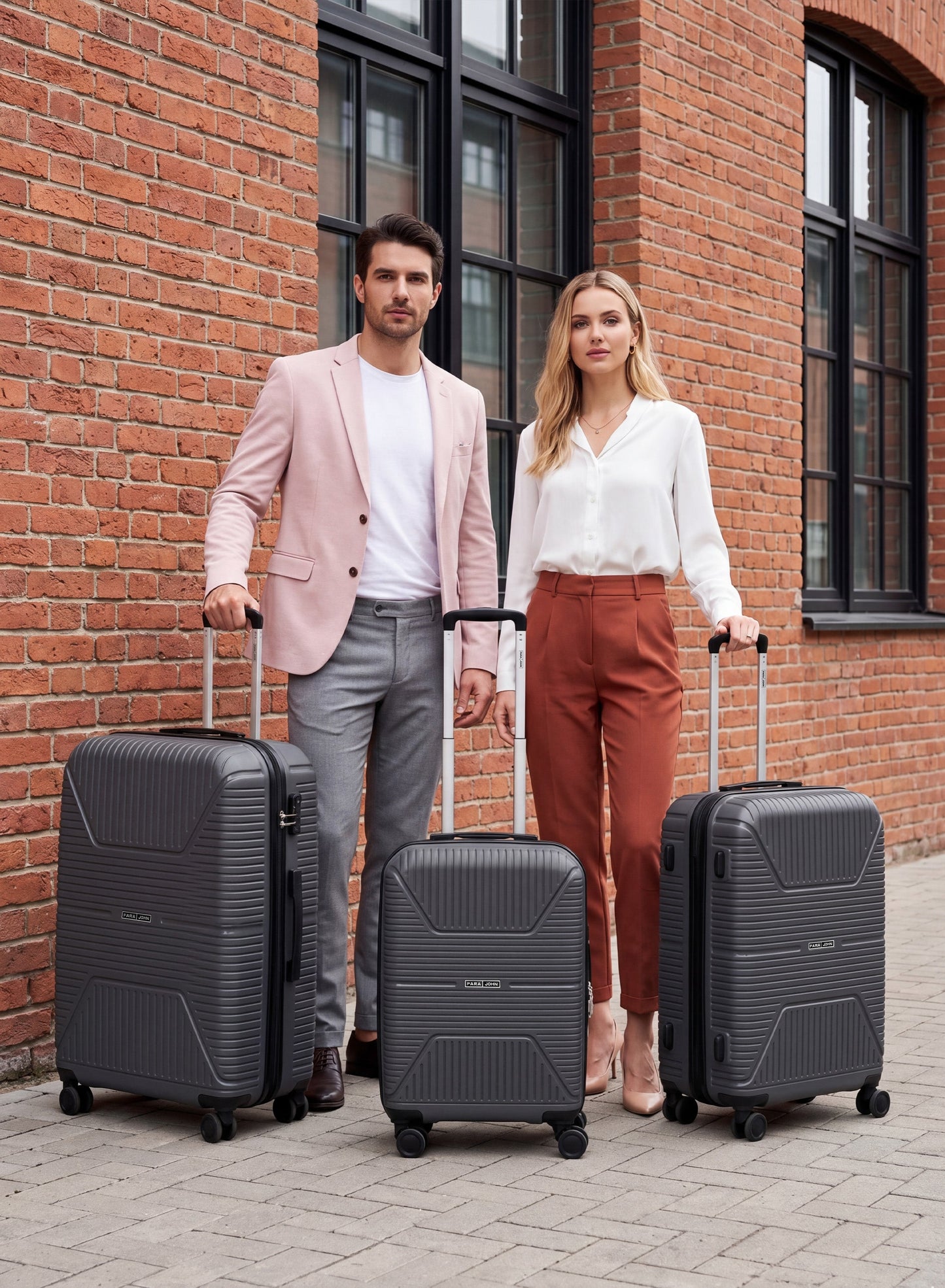 Parajohn Lynex Luggage Set — Lightweight & Durable | 3 Pcs PP 8-Wheel Spinner PARAJOHN UAE
