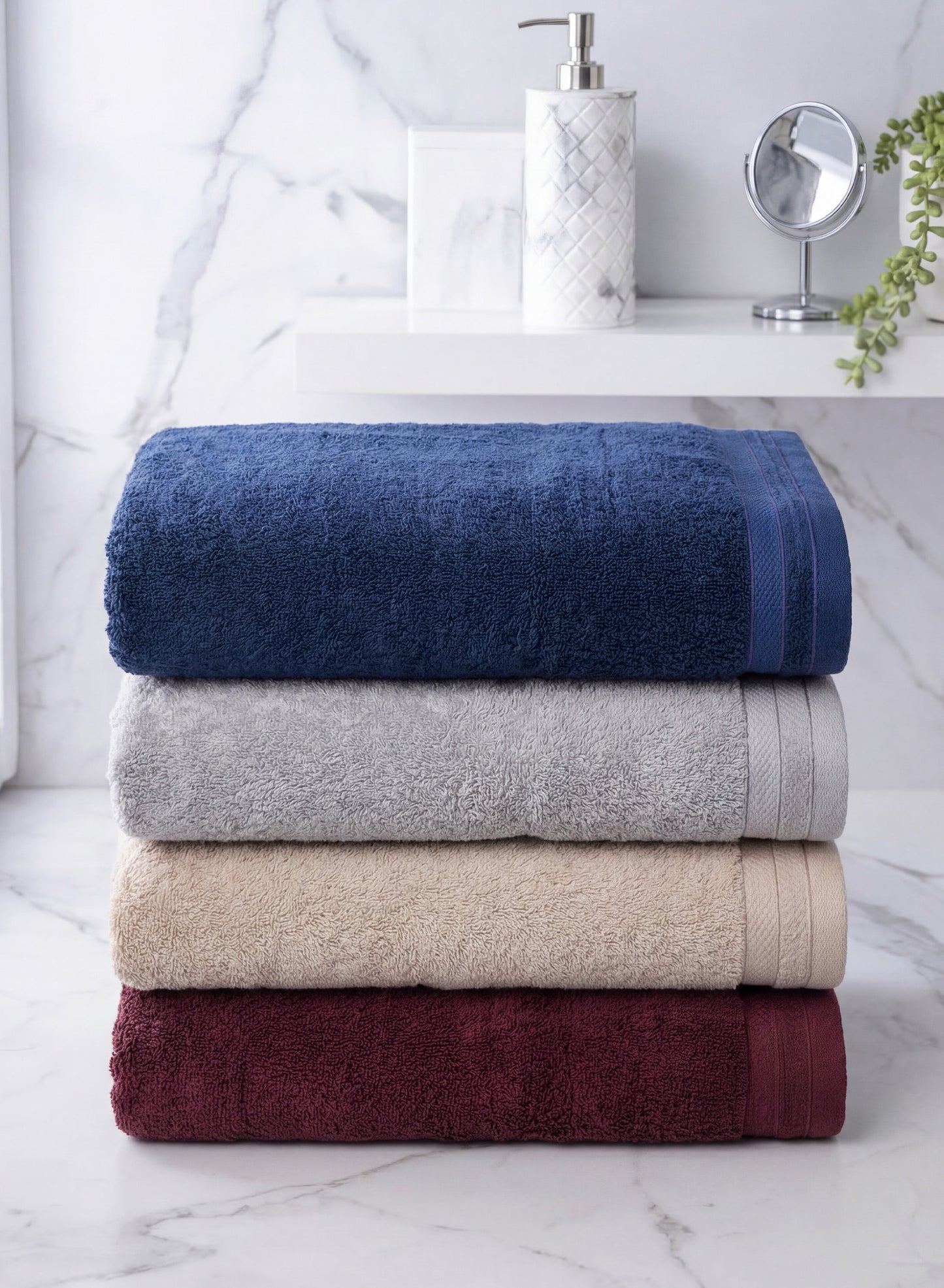 Parry Life 100% Cotton Bath Towel – 600 GSM Ultra-Absorbent, Soft & Fade-Resistant 90x180 cm Towel PARAJOHN UAE