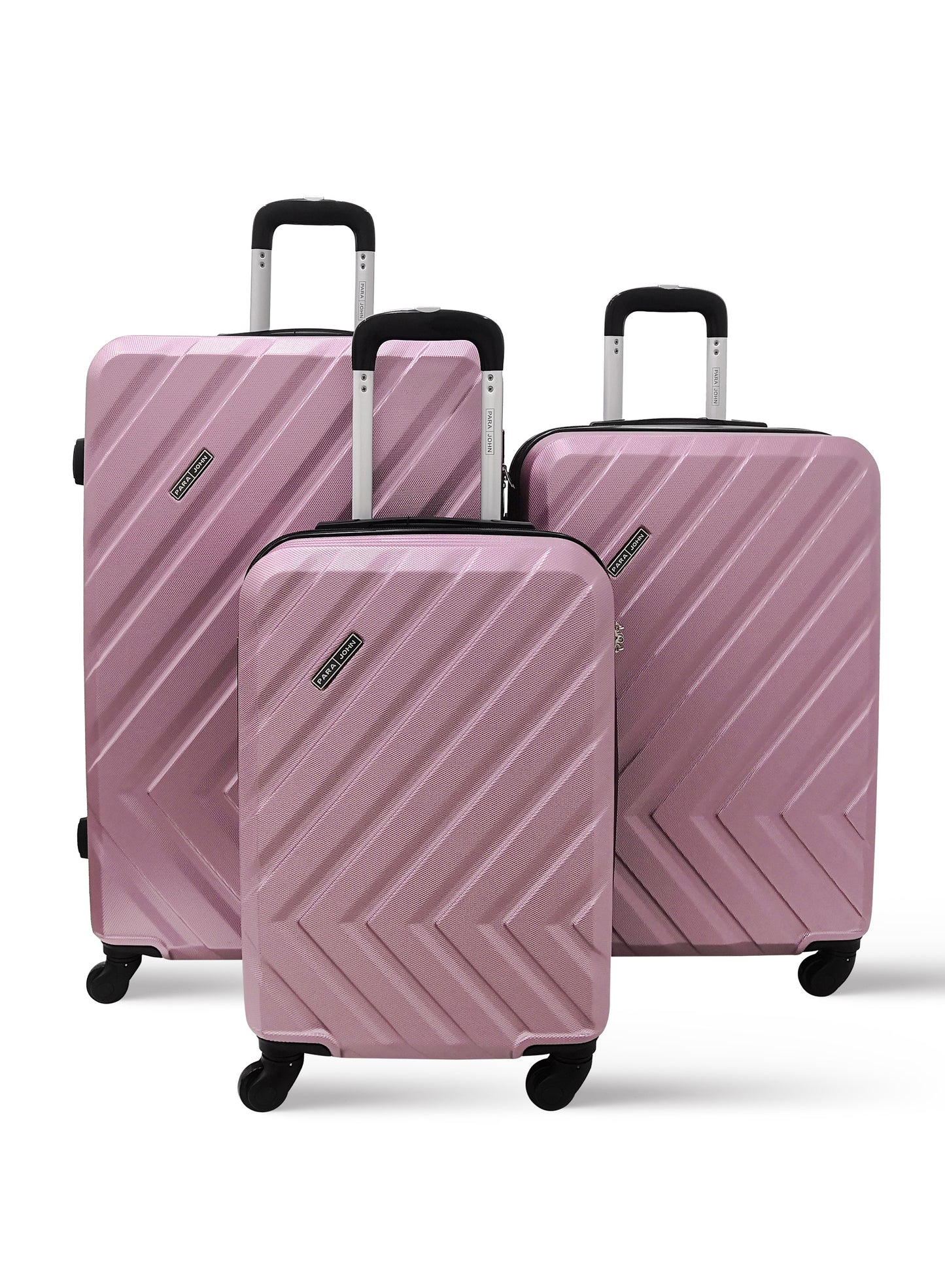 Prisma 3-Piece ABS Hardside Spinner Luggage Trolley Set