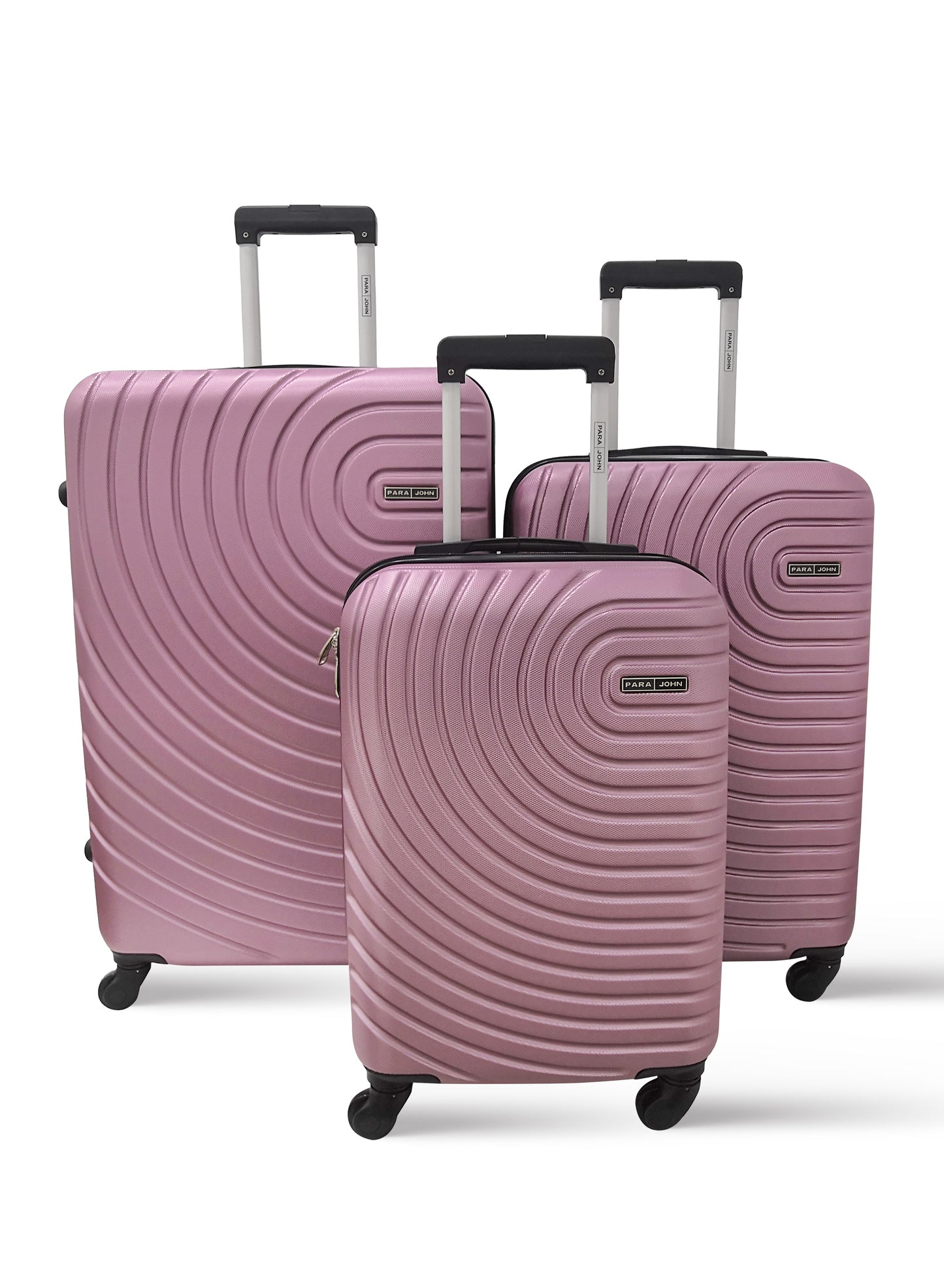 Circles 3-Piece ABS Hardside Spinner Luggage Trolley Set