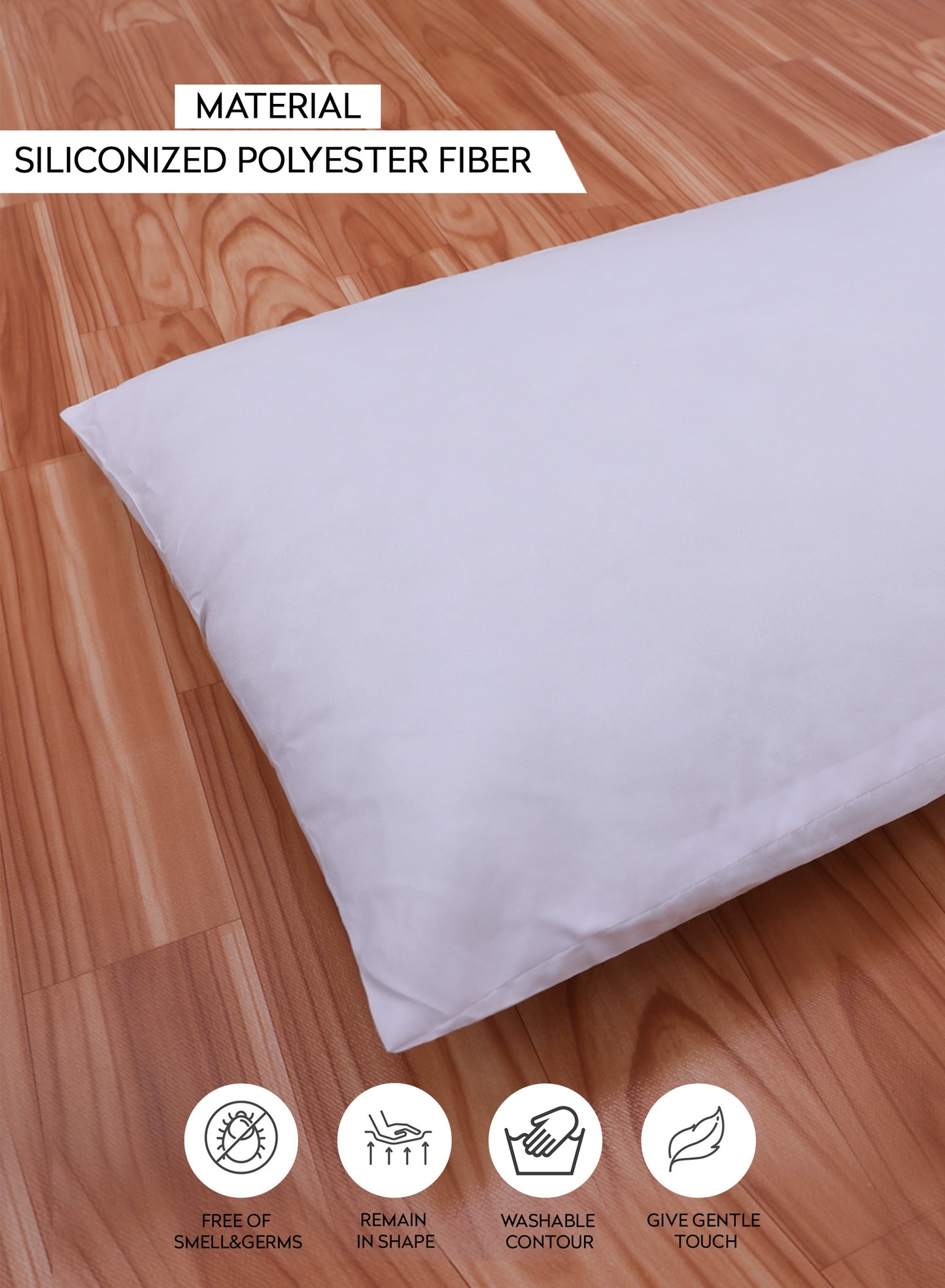 Parajohn EXIMO Comfort Soft Fiber Pillow — Soft Support & Breathable Fill | 50x70 cm  PARAJOHN UAE
