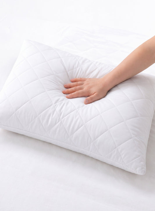 EXIMO ComfortQuilt Pillow — Soft Support & Breathable Comfort | 45x65cm Hollow Fiber  PARAJOHN UAE