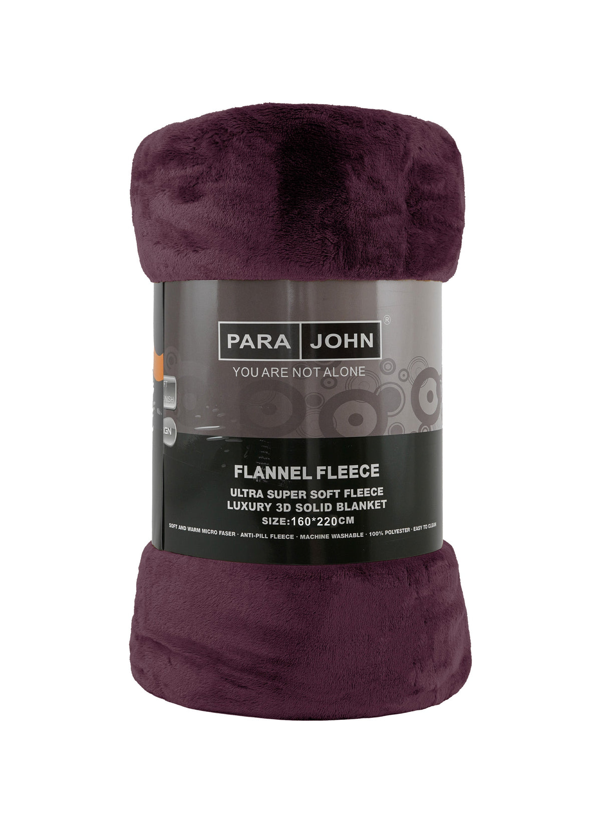 Single Flannel Fleece Blanket 160 × 220 cm – Luxury Soft Solid Single Ply Blanket, Premium Anti-Pill Polyester, Lightweight & Cozy by Parajohn  PARAJOHN UAE
