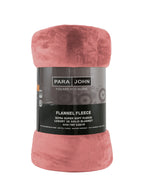 Single Flannel Fleece Blanket 160 × 220 cm – Luxury Soft Solid Single Ply Blanket, Premium Anti-Pill Polyester, Lightweight & Cozy by Parajohn  PARAJOHN UAE