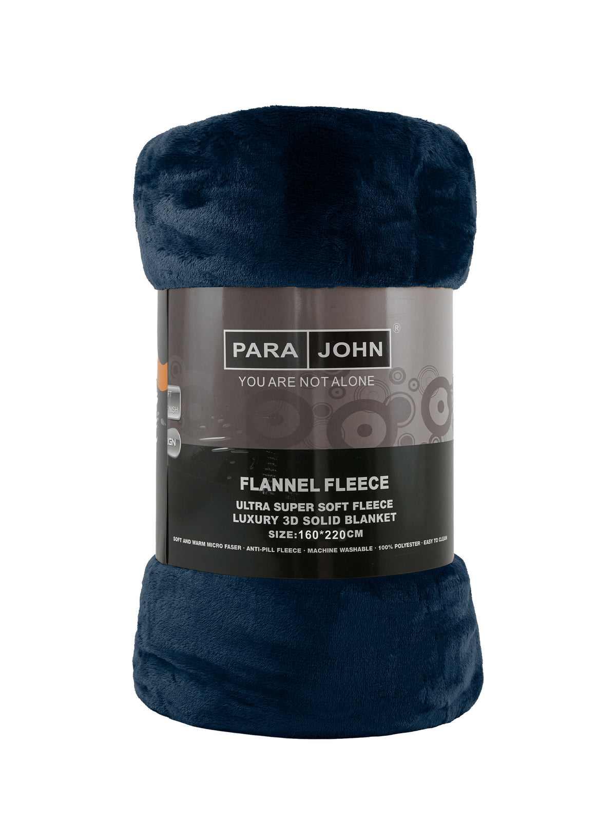 Parajohn Single Flannel Fleece Blanket | Anti-Pill Polyester – Single Bed Size