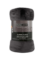Single Flannel Fleece Blanket 160 × 220 cm – Luxury Soft Solid Single Ply Blanket, Premium Anti-Pill Polyester, Lightweight & Cozy by Parajohn  PARAJOHN UAE