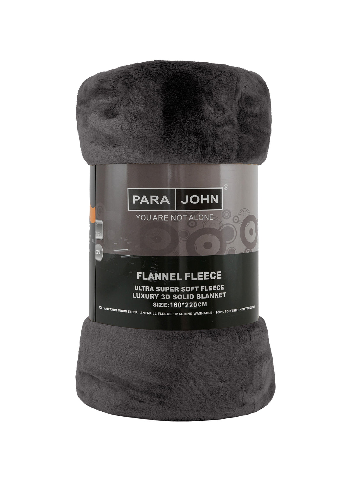 Single Flannel Fleece Blanket 160 × 220 cm – Luxury Soft Solid Single Ply Blanket, Premium Anti-Pill Polyester, Lightweight & Cozy by Parajohn  PARAJOHN UAE