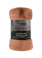 Single Flannel Fleece Blanket 160 × 220 cm – Luxury Soft Solid Single Ply Blanket, Premium Anti-Pill Polyester, Lightweight & Cozy by Parajohn  PARAJOHN UAE