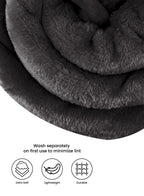 Single Flannel Fleece Blanket 160 × 220 cm – Luxury Soft Solid Single Ply Blanket, Premium Anti-Pill Polyester, Lightweight & Cozy by Parajohn  PARAJOHN UAE
