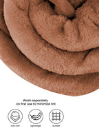 Single Flannel Fleece Blanket 160 × 220 cm – Luxury Soft Solid Single Ply Blanket, Premium Anti-Pill Polyester, Lightweight & Cozy by Parajohn  PARAJOHN UAE