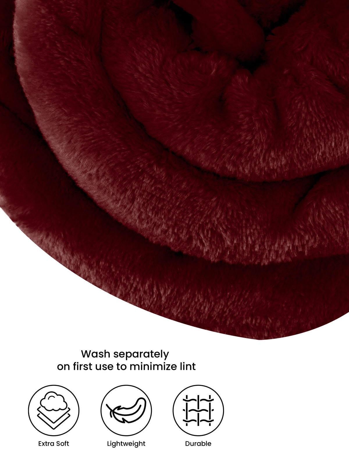 Parajohn Single Flannel Fleece Blanket | Anti-Pill Polyester – Single Bed Size