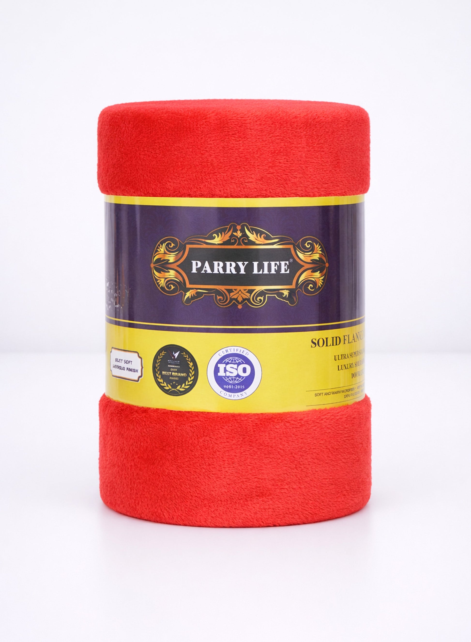 Parry Life Double Solid Flannel Fleece Blanket – Ultra Soft Polyester, Machine Washable, Double Bed Size  PARAJOHN UAE
