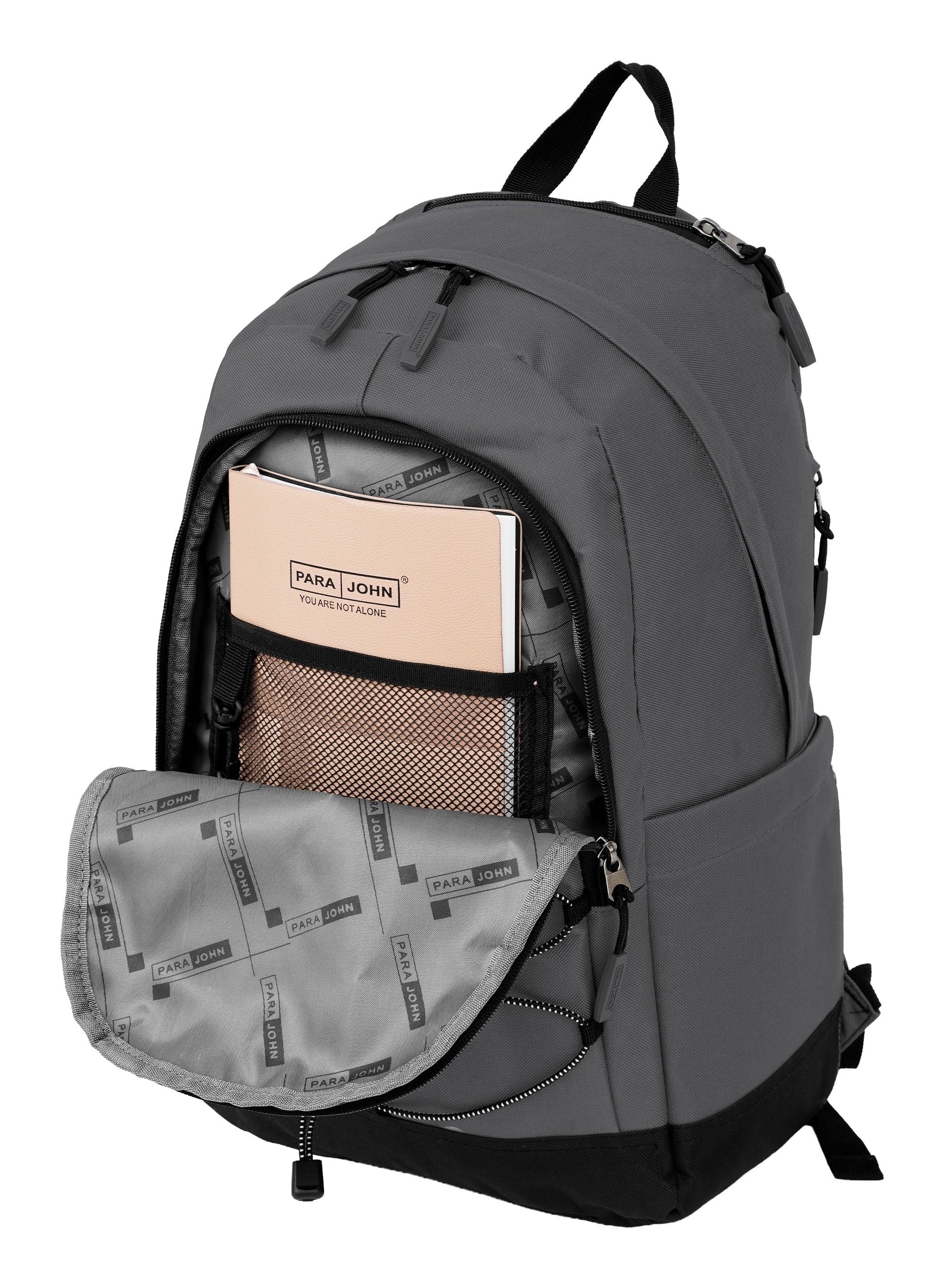 Parajohn Zapper 30L School Bag for Students – 19” Durable Polyester Backpack with Spacious Compartments for School & College  PARAJOHN UAE