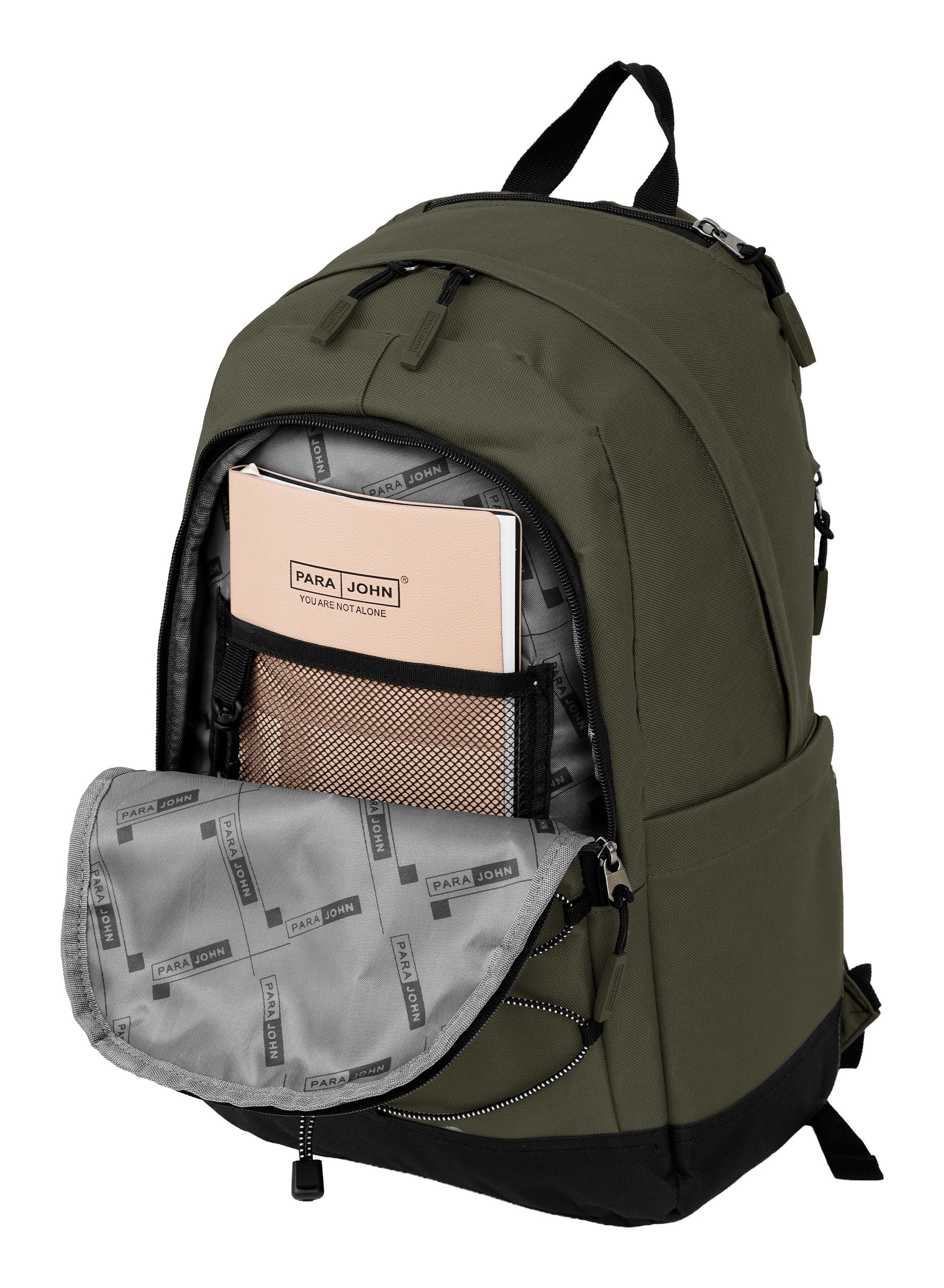 Parajohn Zapper 30L School Bag for Students – 19” Durable Polyester Backpack with Spacious Compartments for School & College  PARAJOHN UAE