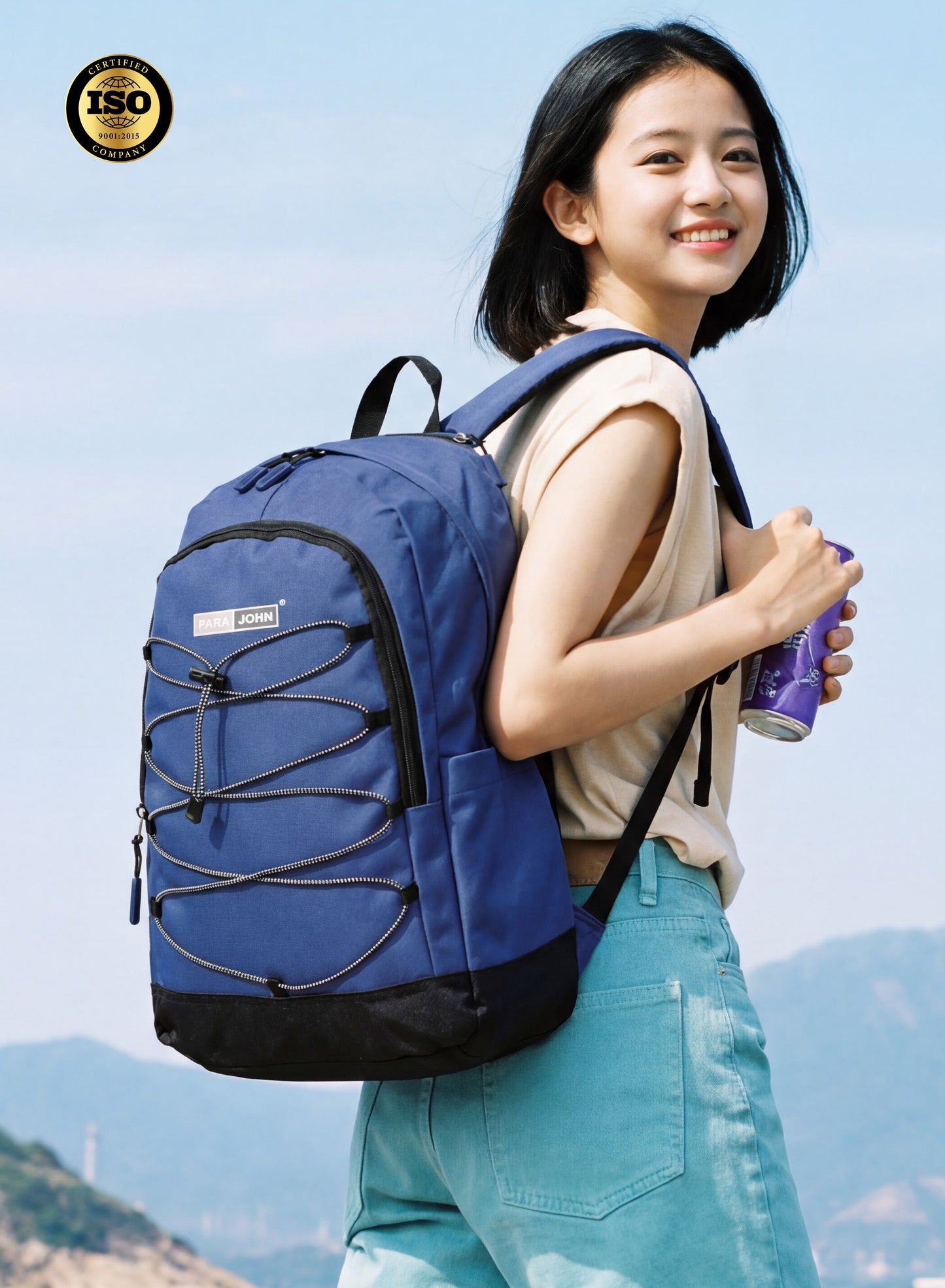 Parajohn Zapper 30L School Bag for Students – 19” Durable Polyester Backpack with Spacious Compartments for School & College  PARAJOHN UAE