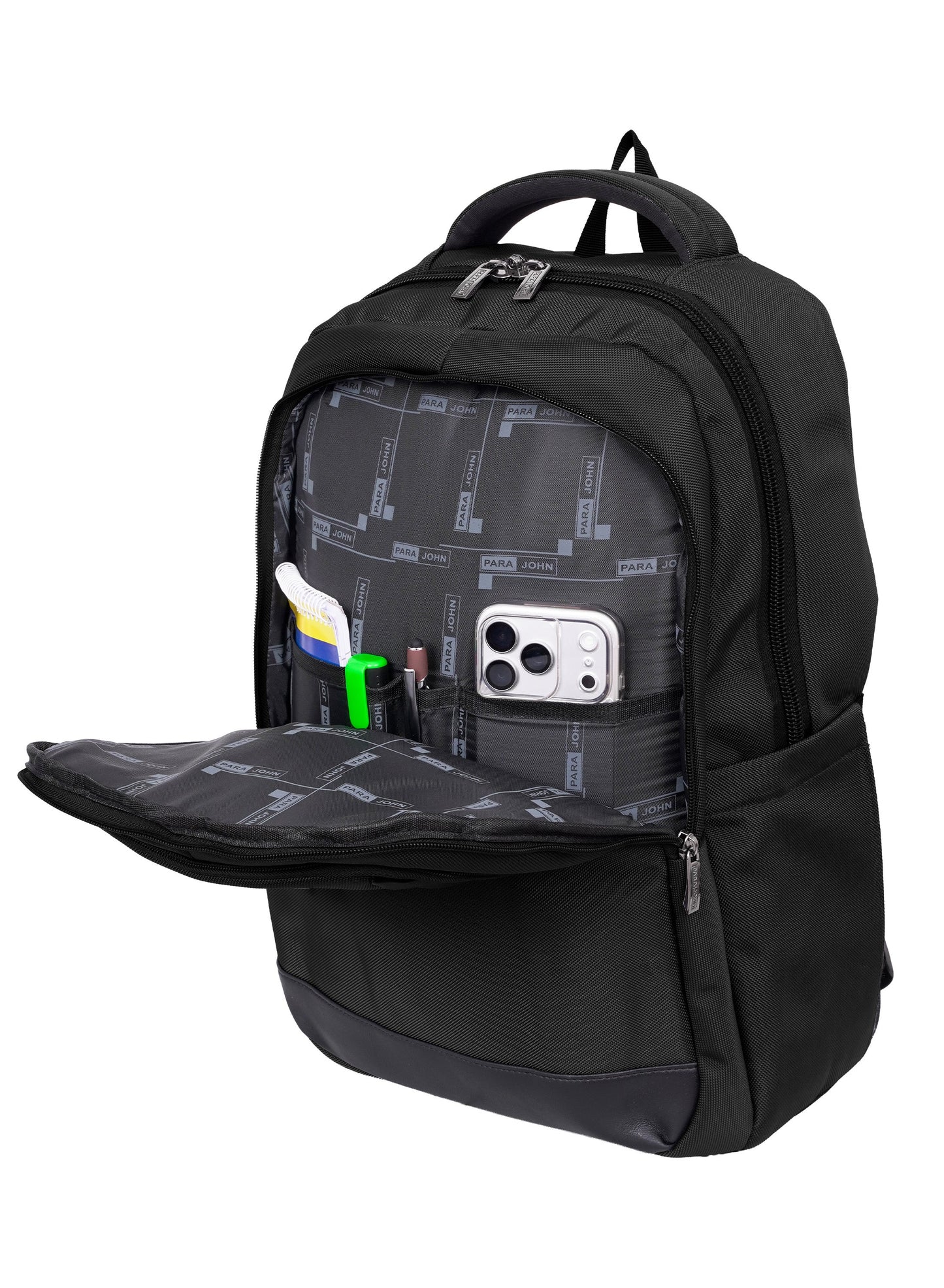 Parajohn TravelPro 18 Inch Travel Backpack for Men – Durable 600D Polyester Multi-Compartment Business & Travel Backpack with Heavy-Duty Zippers  PARAJOHN UAE