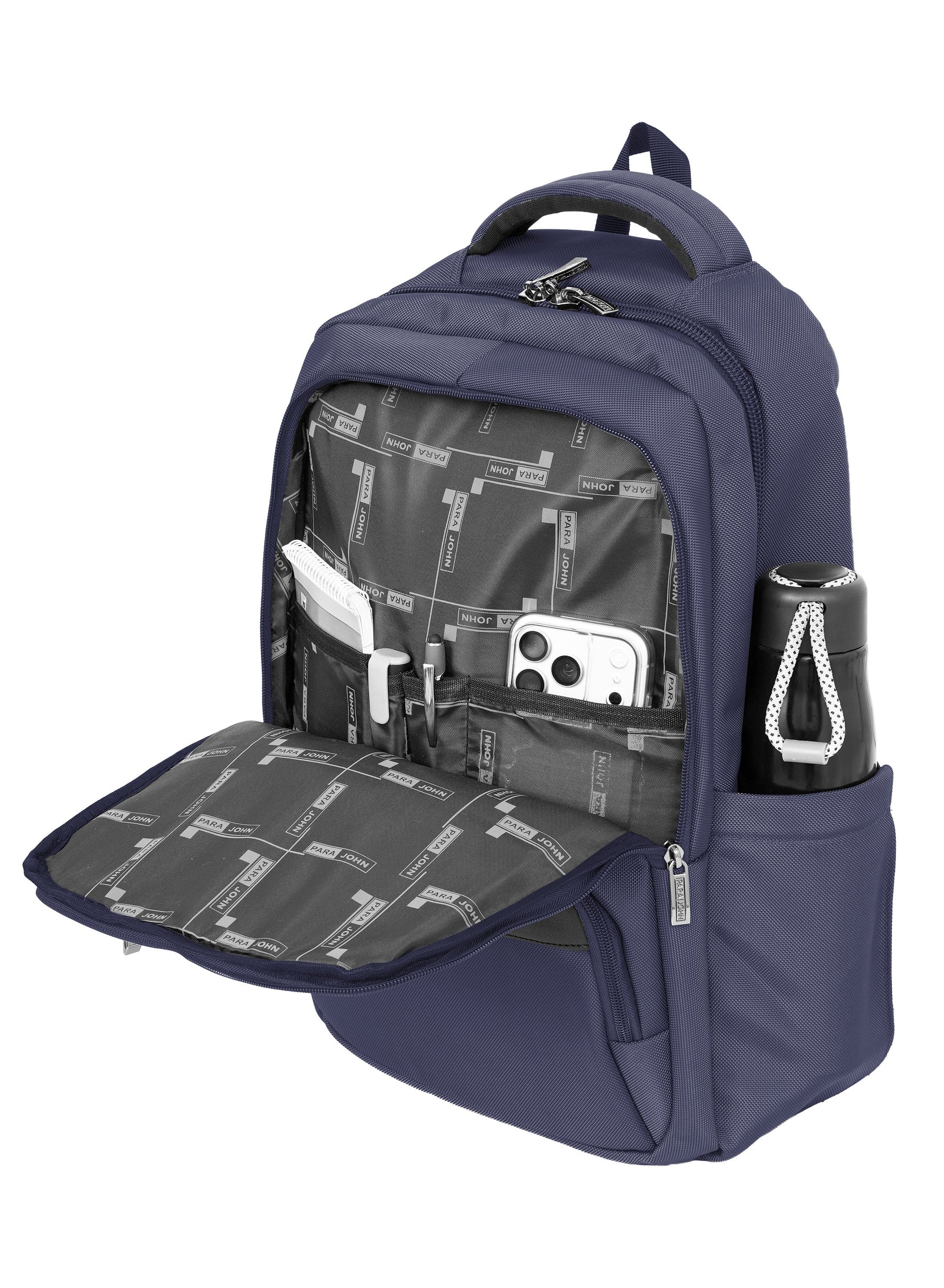 Parajohn TravelPro 18 Inch Travel Backpack for Men – Durable 600D Polyester Multi-Compartment Business & Travel Backpack with Heavy-Duty Zippers  PARAJOHN UAE