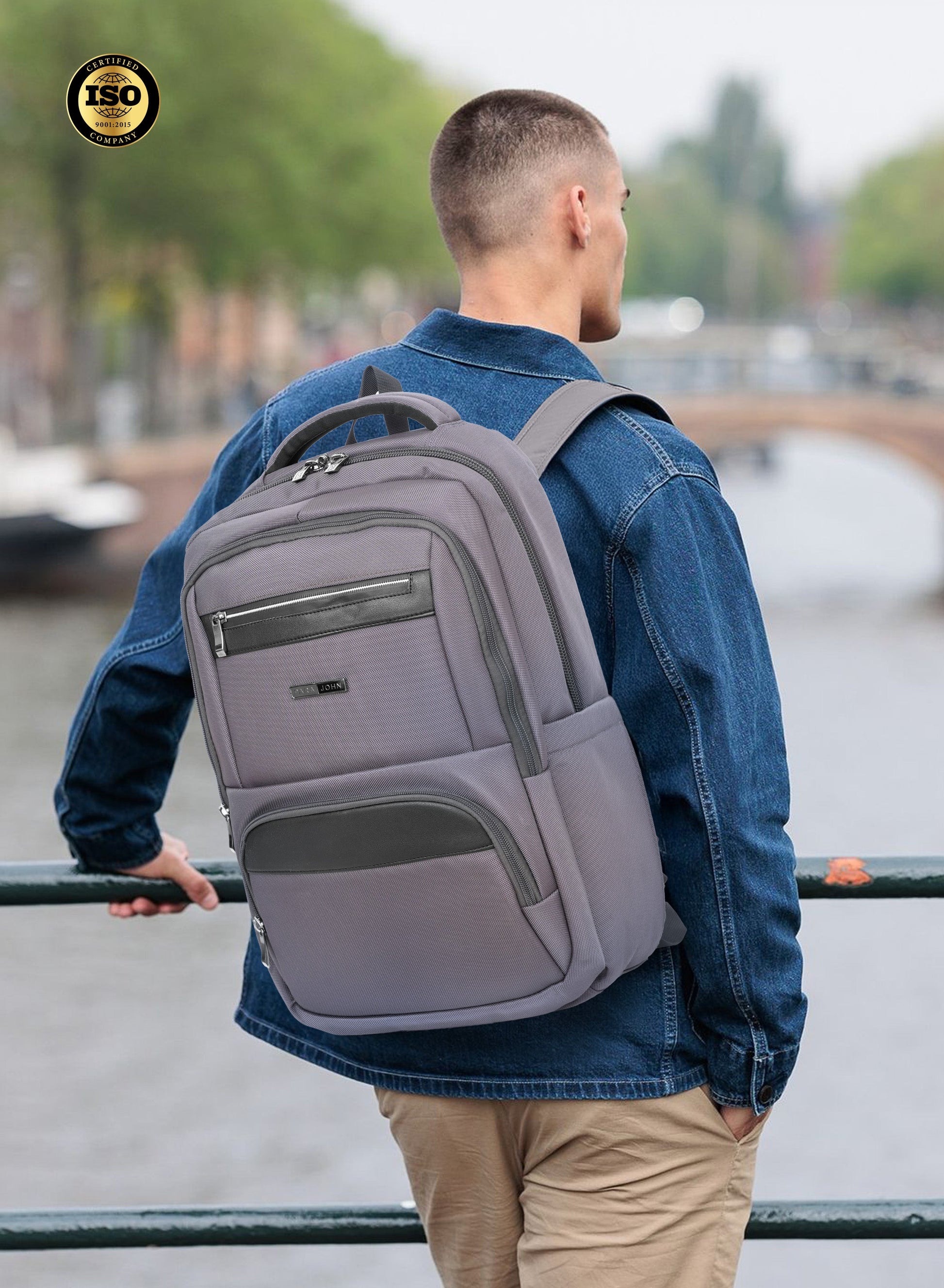 Parajohn TravelPro 18 Inch Travel Backpack for Men – Durable 600D Polyester Multi-Compartment Business & Travel Backpack with Heavy-Duty Zippers  PARAJOHN UAE