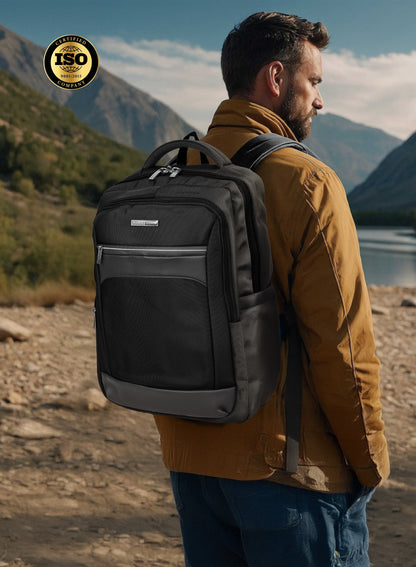 Parajohn TravelPro 18 Inch Travel Backpack for Men – Durable 600D Polyester Multi-Compartment Business & Travel Backpack with Heavy-Duty Zippers  PARAJOHN UAE