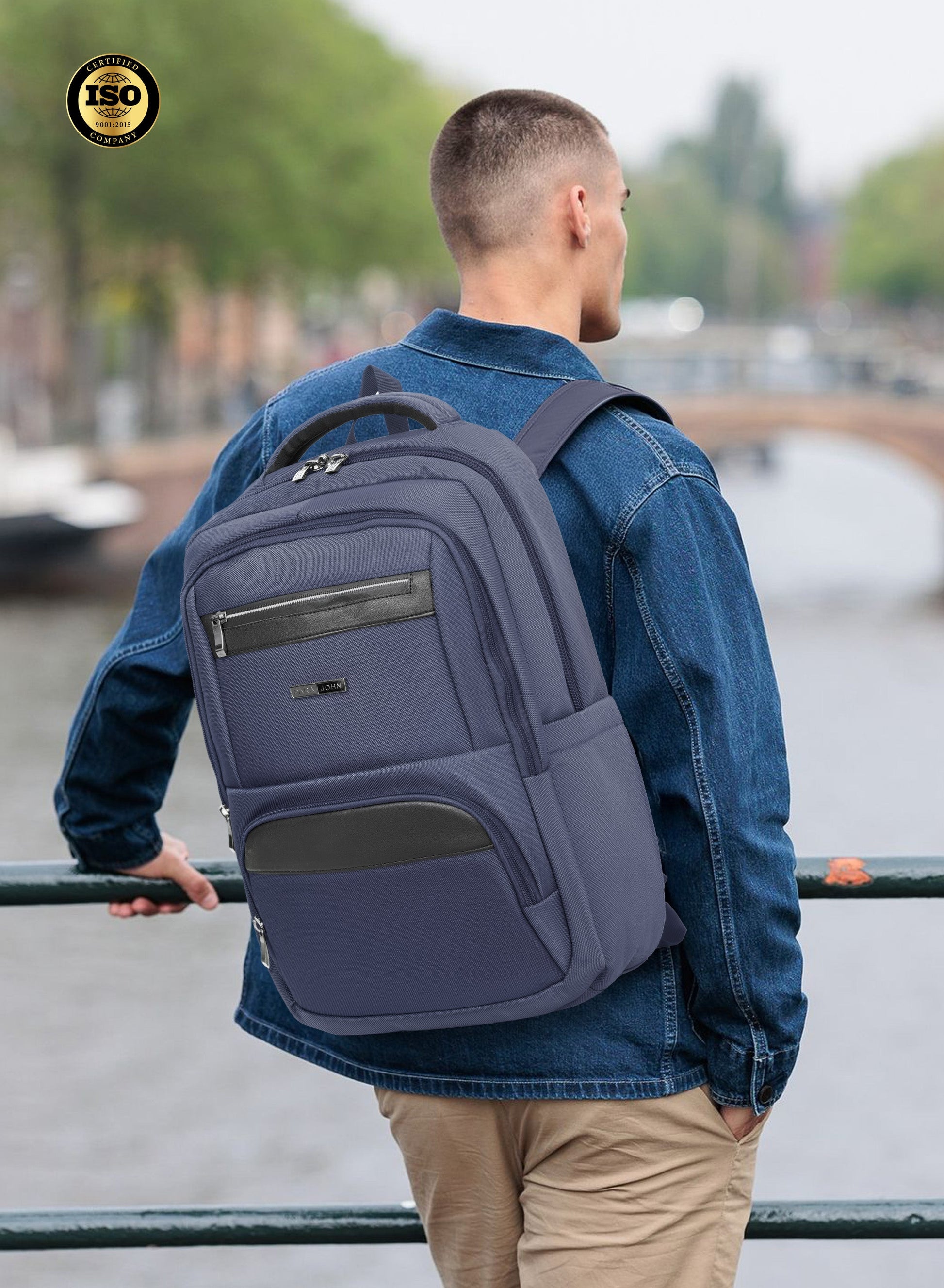 Parajohn TravelPro 18 Inch Travel Backpack for Men – Durable 600D Polyester Multi-Compartment Business & Travel Backpack with Heavy-Duty Zippers  PARAJOHN UAE