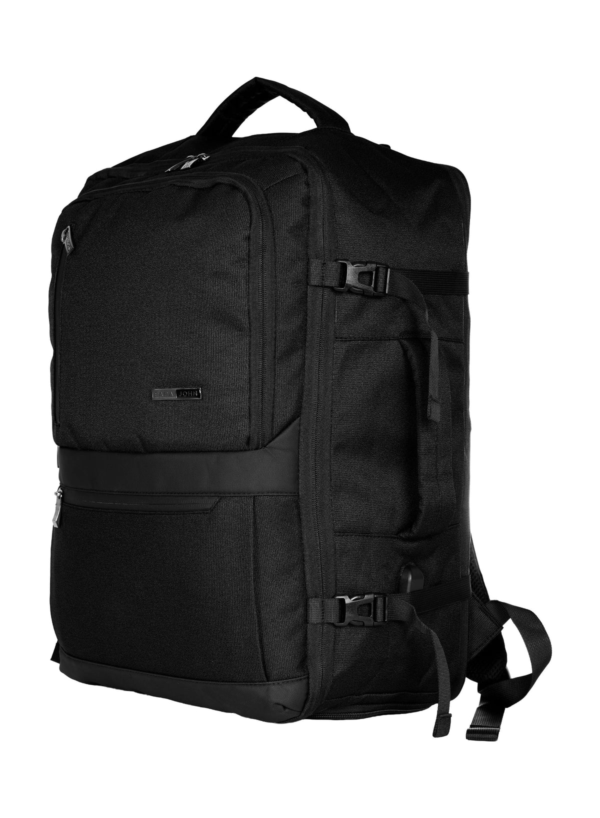 Para John TravelPro 18.5 Inch Travel Backpack for Men – Durable 420D Polyester Multi-Compartment Business & Travel Backpack with Heavy-Duty Zippers  PARAJOHN UAE