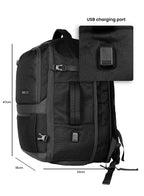 Para John TravelPro 18.5 Inch Travel Backpack for Men – Durable 420D Polyester Multi-Compartment Business & Travel Backpack with Heavy-Duty Zippers  PARAJOHN UAE