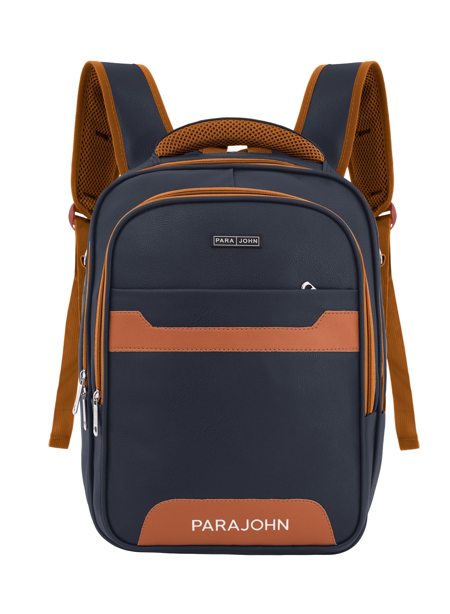 Parajohn PU Leather Backpack – 16” Stylish & Durable Multi-Compartment Laptop Bag (34x14x45 cm)  PARAJOHN UAE