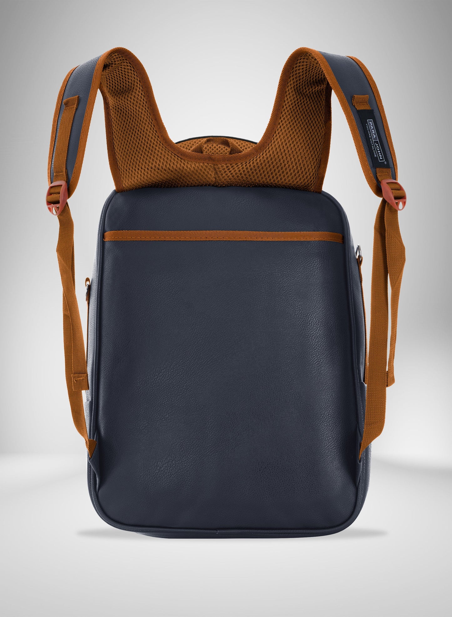 Parajohn PU Leather Backpack – 16” Stylish & Durable Multi-Compartment Laptop Bag (34x14x45 cm)  PARAJOHN UAE