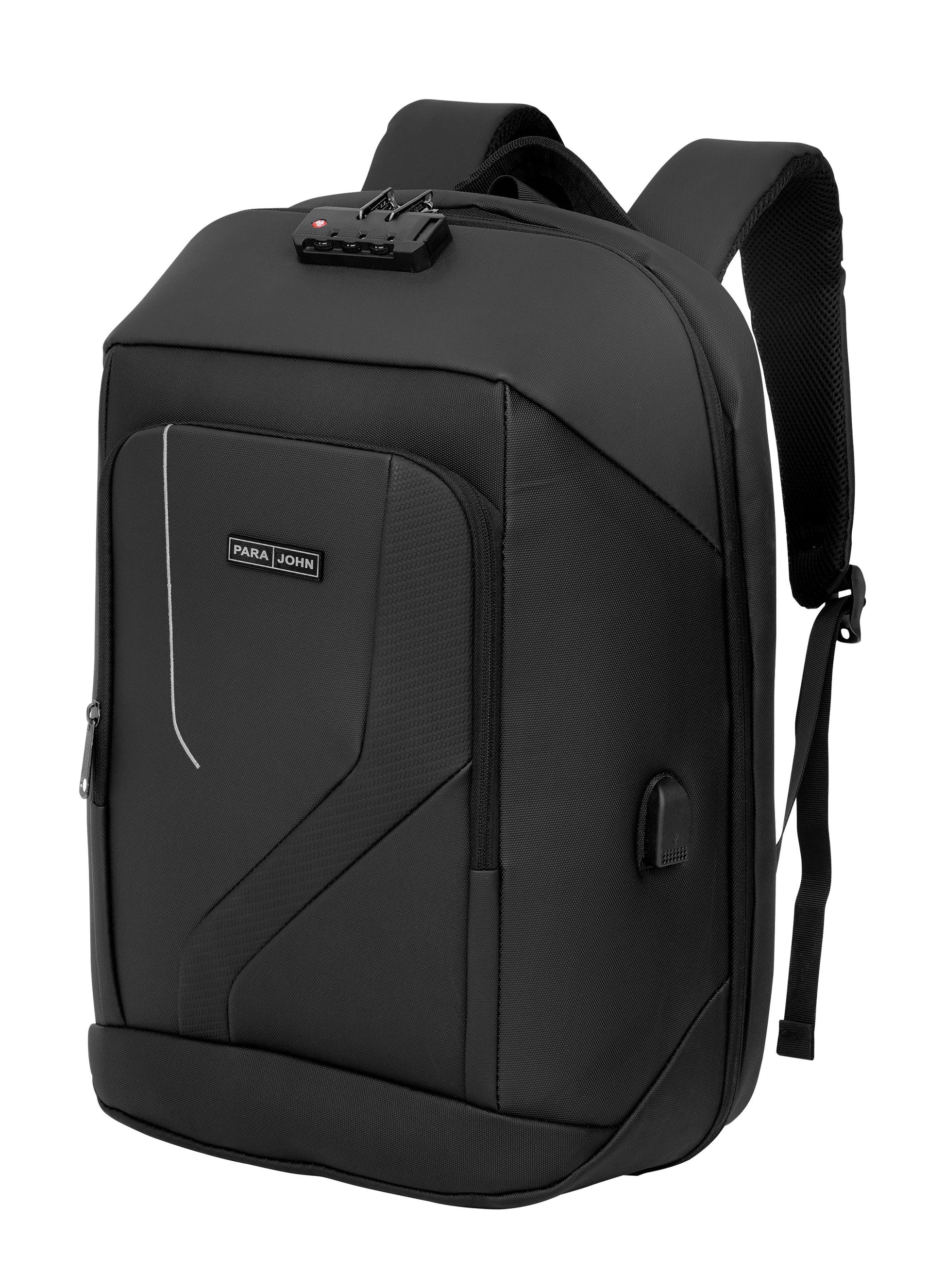 Para John ITRAX 19 inches Laptop Backpack – 30L Capacity, Functional & Durable with Multi-Pocket Organization, Charging Port, Locking System and Hidden Compartment PARAJOHN UAE
