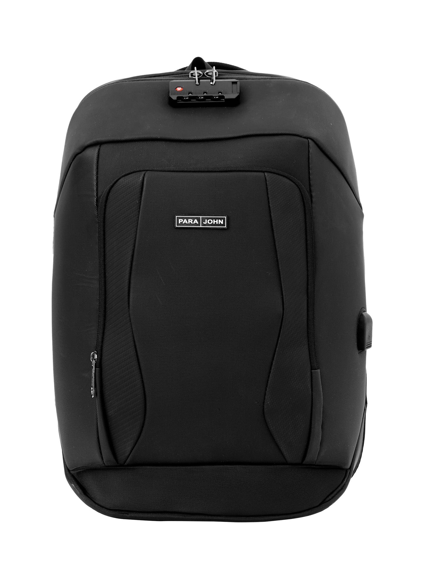 Para John ITRAX 19 inches Laptop Backpack – 30L Capacity, Functional & Durable with Multi-Pocket Organization, Charging Port, Locking System and Hidden Compartment