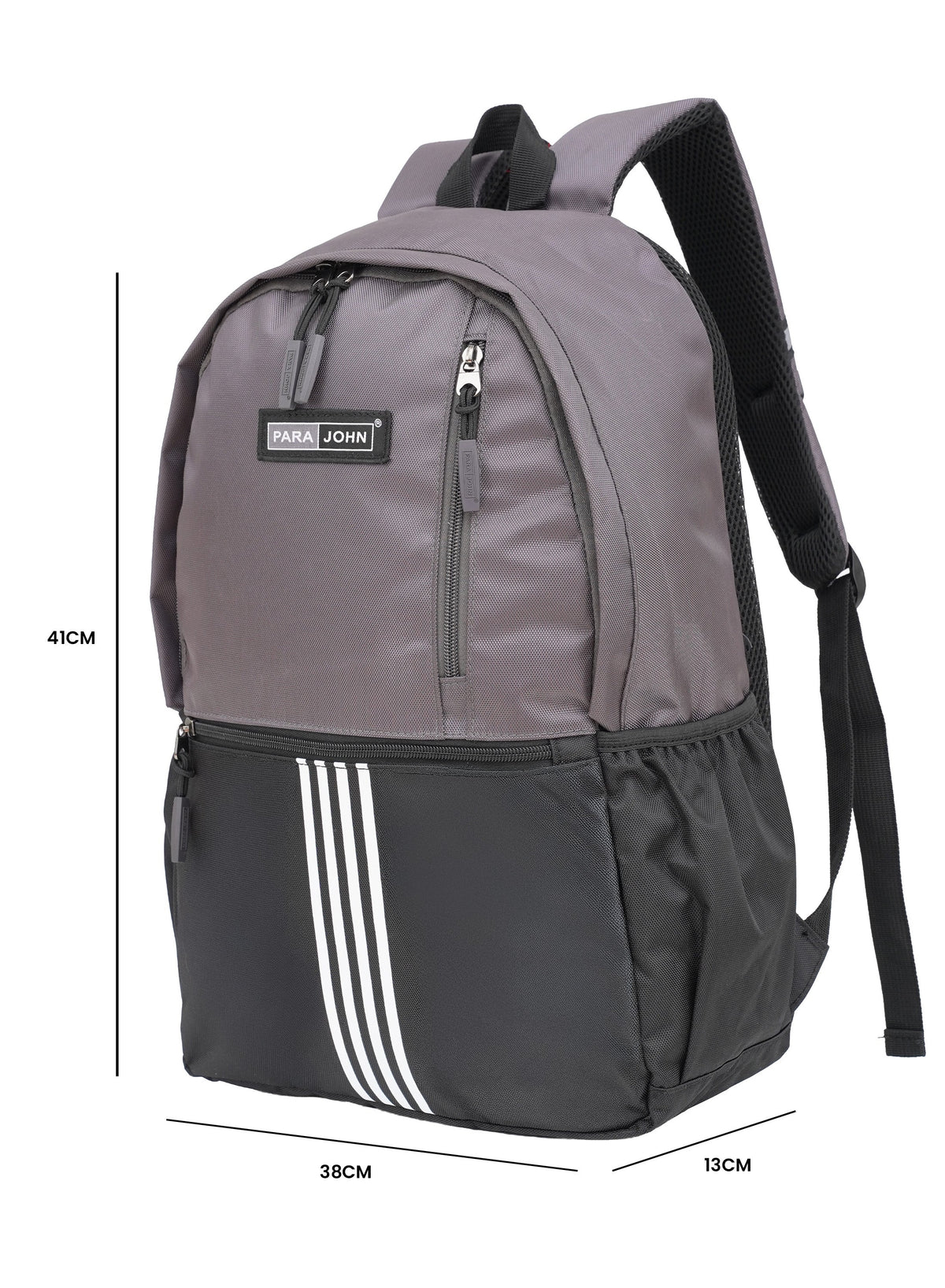 Parajohn Strifour 17 Inch Backpack for Men & Women – 26L Lightweight Polyester School & Travel Bag with Multiple Compartments  PARAJOHN UAE