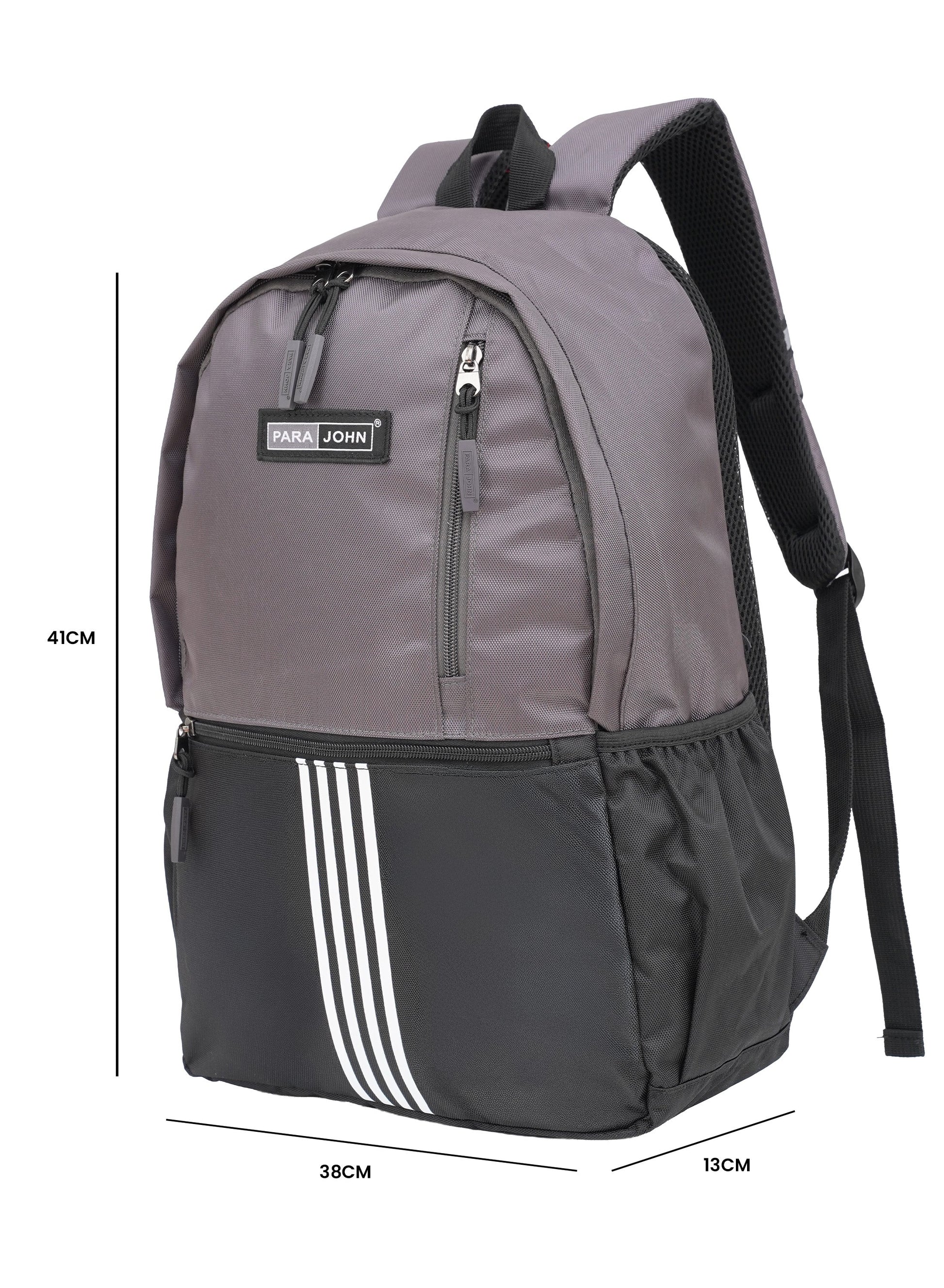 Parajohn Strifour 17 Inch Backpack for Men & Women – 26L Lightweight Polyester School & Travel Bag with Multiple Compartments  PARAJOHN UAE