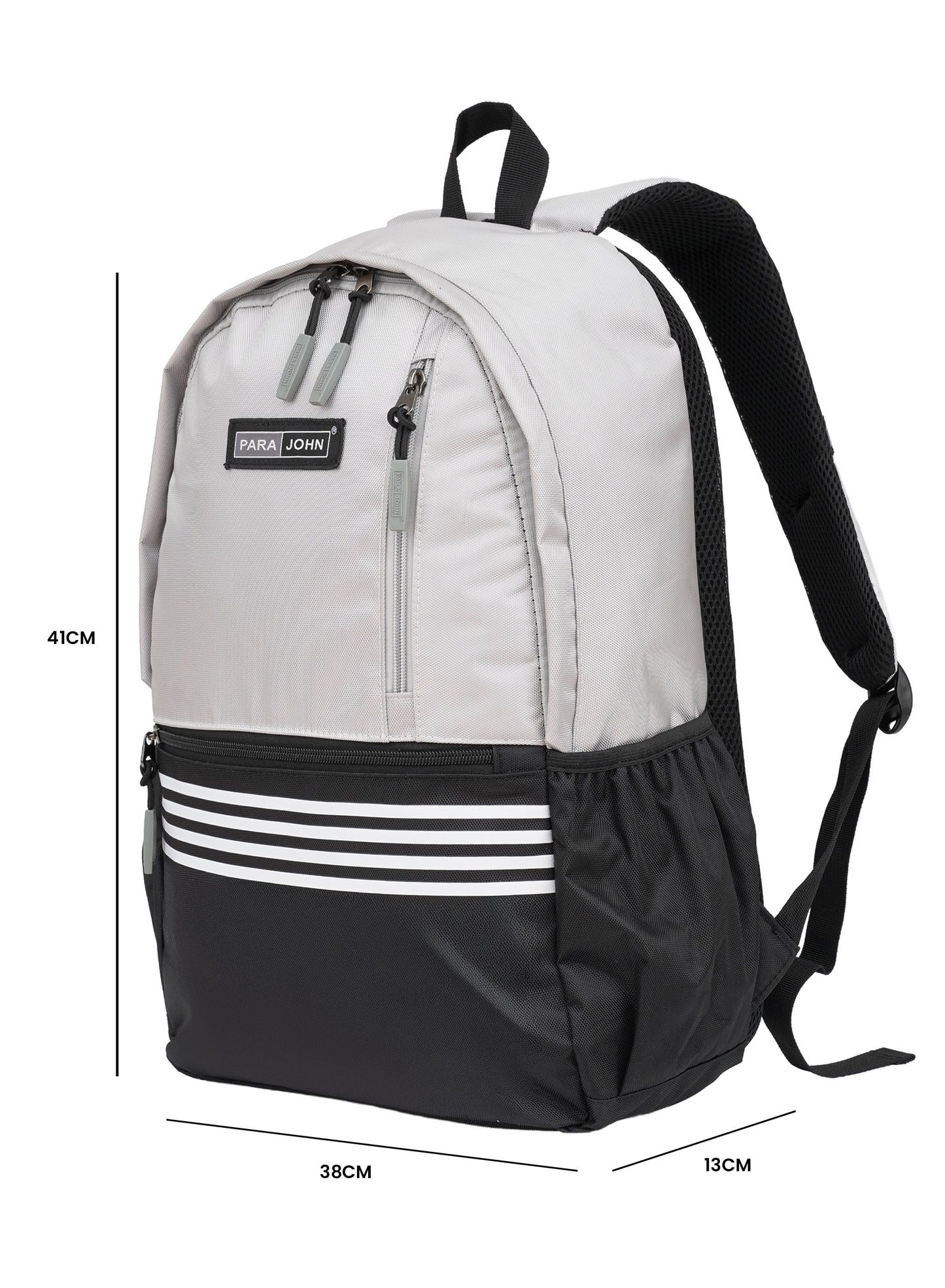 Parajohn Strifour 17 Inch Backpack for Men & Women – 26L Lightweight Polyester School & Travel Bag with Multiple Compartments  PARAJOHN UAE