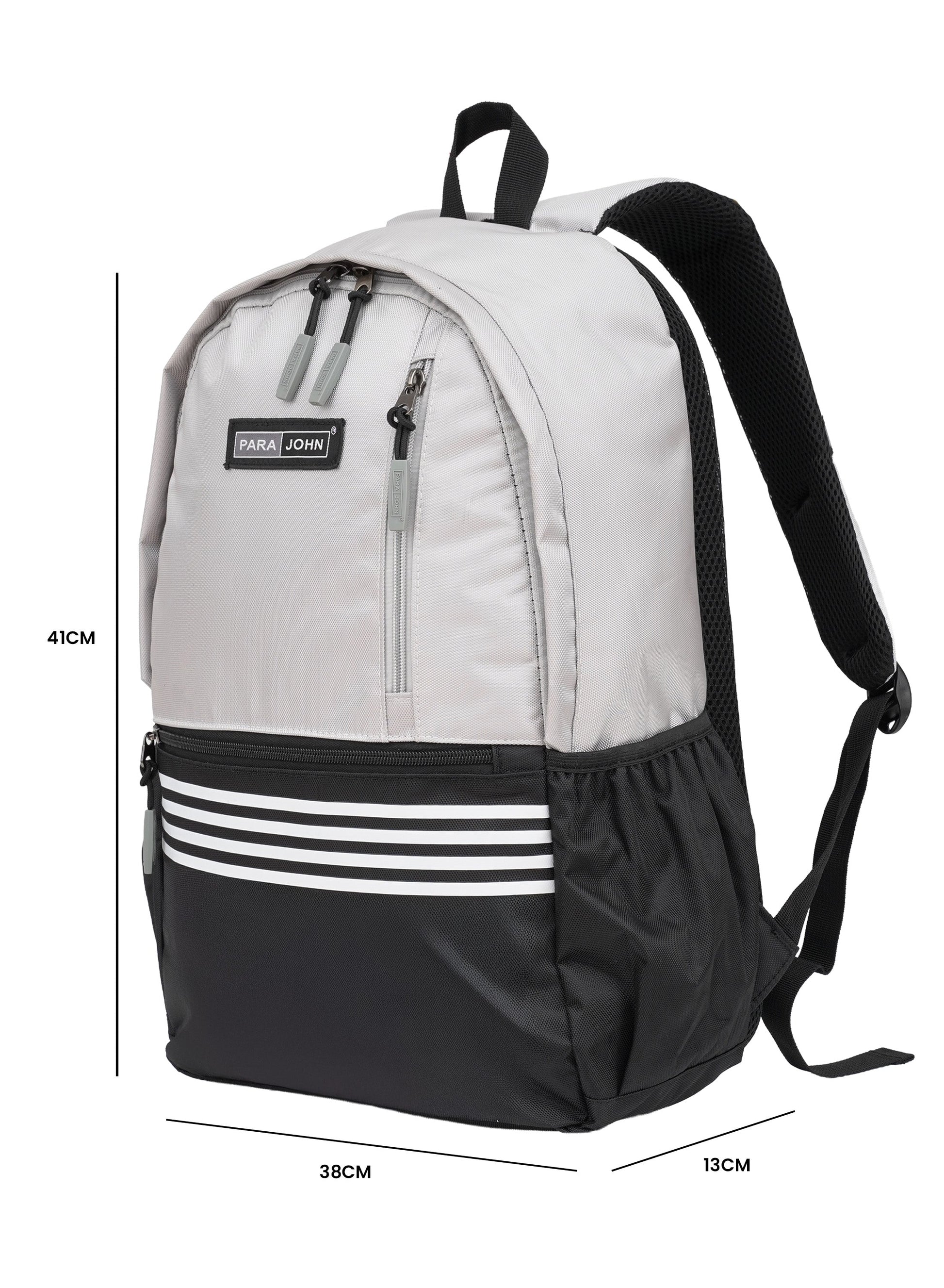 Parajohn Strifour 17 Inch Backpack for Men & Women – 26L Lightweight Polyester School & Travel Bag with Multiple Compartments  PARAJOHN UAE