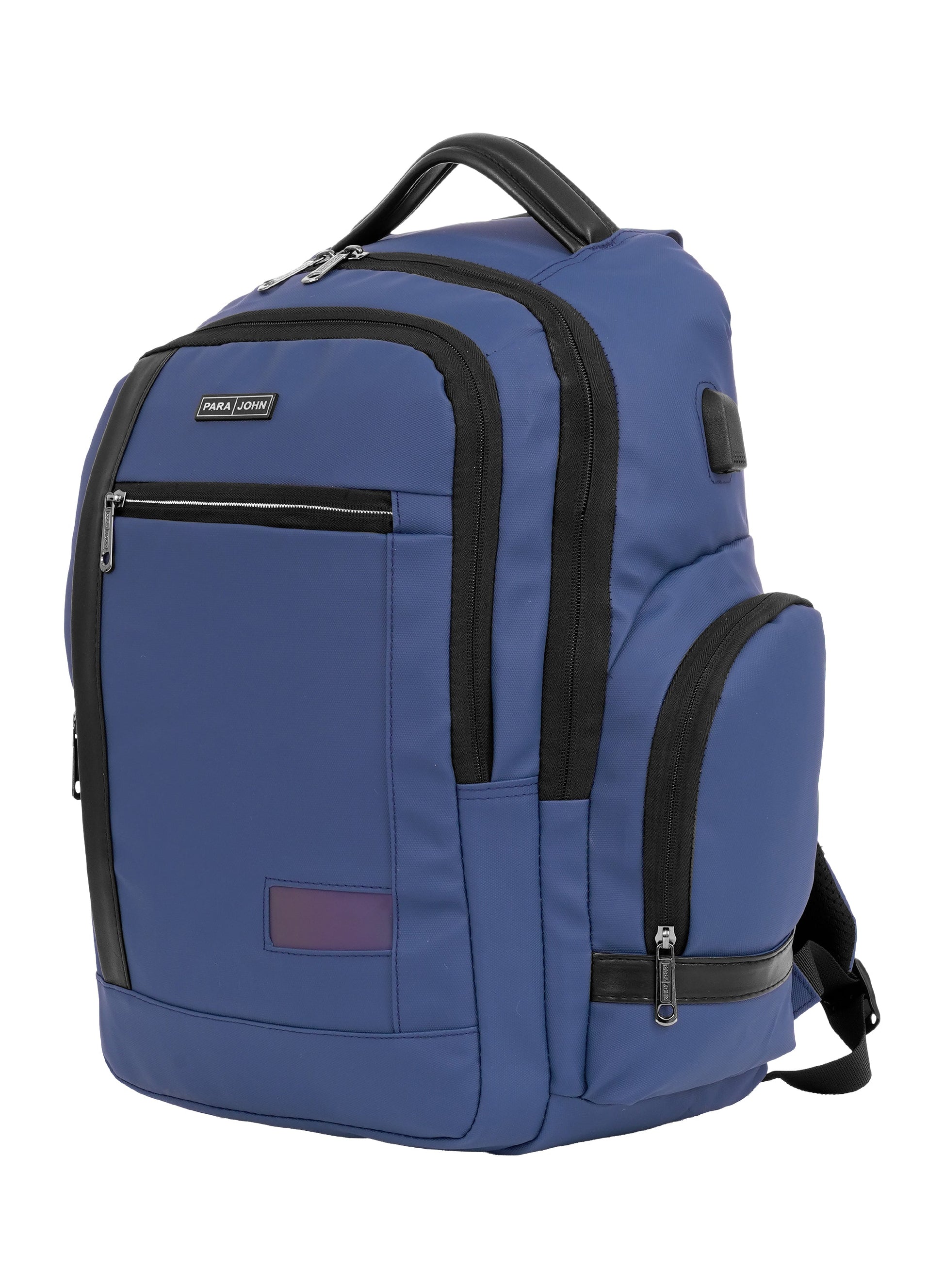 Parajohn CityGear 18 Inch Laptop Backpack for Men – Premium PU Leather Business Travel Bag with USB Charging Port, Multi-Compartment Office Backpack  PARAJOHN UAE