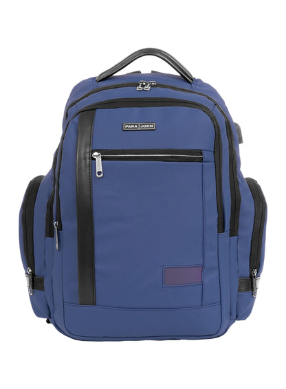 Parajohn CityGear 18 Inch Laptop Backpack for Men – Premium PU Leather Business Travel Bag with USB Charging Port, Multi-Compartment Office Backpack  PARAJOHN UAE