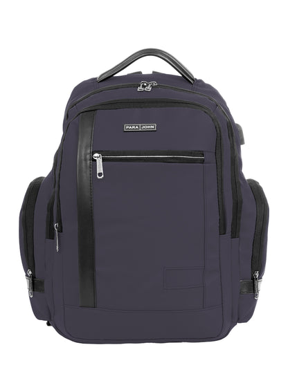 Parajohn CityGear 18 Inch Laptop Backpack for Men – Premium PU Leather Business Travel Bag with USB Charging Port, Multi-Compartment Office Backpack  PARAJOHN UAE