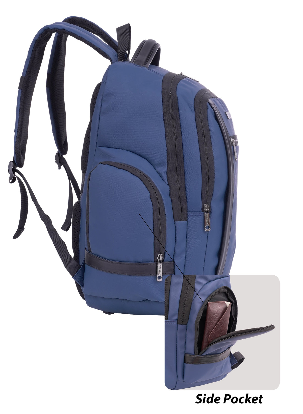 Parajohn CityGear 18 Inch Laptop Backpack for Men – Premium PU Leather Business Travel Bag with USB Charging Port, Multi-Compartment Office Backpack  PARAJOHN UAE