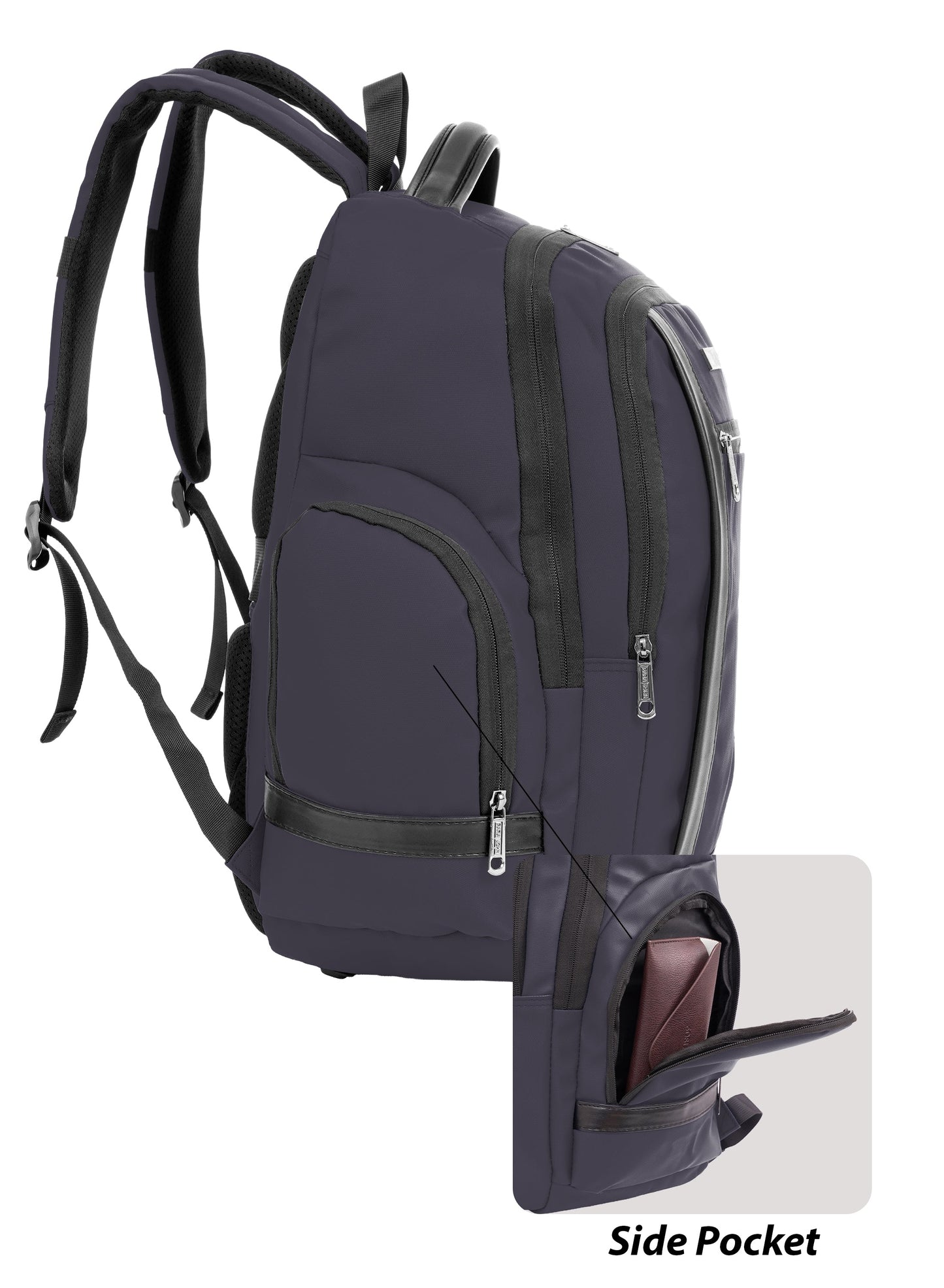 Parajohn CityGear 18 Inch Laptop Backpack for Men – Premium PU Leather Business Travel Bag with USB Charging Port, Multi-Compartment Office Backpack  PARAJOHN UAE