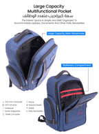 Parajohn CityGear 18 Inch Laptop Backpack for Men – Premium PU Leather Business Travel Bag with USB Charging Port, Multi-Compartment Office Backpack  PARAJOHN UAE