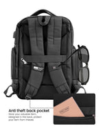 Parajohn CityGear 18 Inch Laptop Backpack for Men – Premium PU Leather Business Travel Bag with USB Charging Port, Multi-Compartment Office Backpack  PARAJOHN UAE