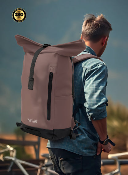 Parajohn SummitRoll 18 Inch Roll-Top Laptop Backpack Adventure Travel Backpack with Large Capacity  PARAJOHN UAE