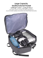 Parajohn UrbanForge 18 Inch Laptop Backpack for Men – Water-Resistant Smart Travel Backpack with USB Charging Port, Spacious Multi-Compartment Business & College Backpack  PARAJOHN UAE