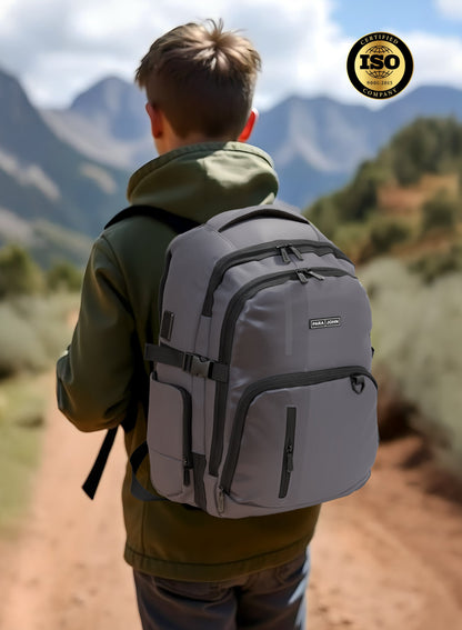 Parajohn UrbanForge 18 Inch Laptop Backpack for Men – Water-Resistant Smart Travel Backpack with USB Charging Port, Spacious Multi-Compartment Business & College Backpack  PARAJOHN UAE